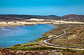 Lagoon, Praia da Bordeira, Carrapateira, Costa Vicentina, Algarve, Portugal