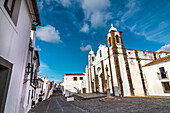 Old town with church, Monsaraz, Alentejo, Portugal