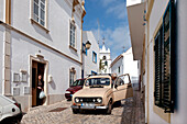 Car in old town, Alte, Algarve, Portugal