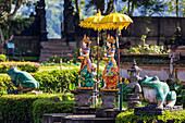 Pura Ulun Danu temple on a lake Bratan, Bali, Indonesia.