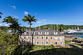 View of Fort James, the main historic building of Antigua, built by the British for fear of a French invasion, Antigua, Leeward Islands, West Indies, Caribbean, Central America