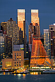 Midtown Manhattan across the Hudson River, New York, United States of America, North America