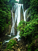 A waterfall and lush foliage, Tanna Island, Vanuatu