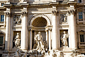 Tourists in front of Fontana di Trevi, Rome, Italy