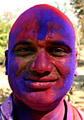 Holi festival of colours, Madhya Pradesh, India