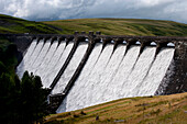 Dam, Elan Valley, Wales, Uk