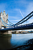 Tower bridge on the river Thames, London, England