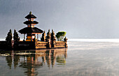 A temple on Lake Bratan, Bali