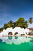 'The pool at the Independence Hotel at Independence beach; Sihanoukville, Cambodia'