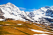 'Train from Kleine Scheidegg to Jungfraujoch; Bernese Oberland, Switzerland'