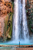 'Mooney falls, Havasupai Reservation, Grand Canyon; Arizona, United States of America'
