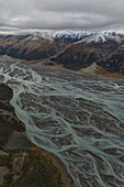 'Slims River which flows off of the Kaskawalsh Glacier in Kluane National Park and Reserve; Yukon, Canada'