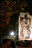 the three ages, artiste borondo, nuit blanche festival, street art, paris, france