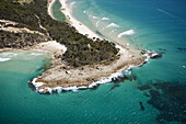 Aerial View of Moreton Island, Brisbane, Australia