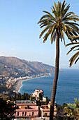 Italy, Sicily, province of Messina, Taormina, Mazzaro bay