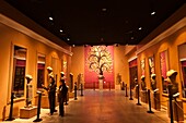 'Camdodia, Siem Reap Province, Siem Reap Town, Angkor National museum, the Gallery G named ''Room of ancient costumes'''