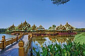 Thailand, Bangkok City, Ancient Siam Park,Pavillion of the enlightened