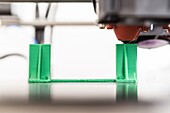 3D printer set up in a robotic club, France