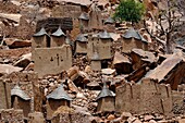 Mali, Dogon country, villages along Bandiagara cliff