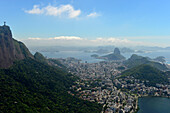 Sugarloaf Mountain and Christ the Redeemer in Rio de Janeiro, Brazil, South America