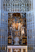 interior of Catedral Basilica in Salvador da Bahia, the city of the Holy Saviour of the Bay of all Saints on the northeast coast of Brazil , South America