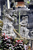 statue at Besakih temple in Bali island, Indonesia, South East Asia