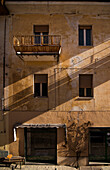 Shadows Across Building, Monforte d’Alba, Italy