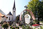 Grave of wildhunter Jennerwein in Schliersee, Upper Bavaria, Bavaria, Germany
