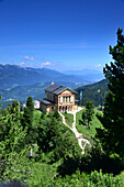 König Ludwigs Schachenhaus im Wettersteingebirge, Oberbayern, Bayern, Deutschland