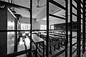 Empty classroom in a school, Munshiganji, Bangladesh