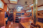 Below deck on houseboat