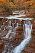 Secret Falls in the fall, Washington County, Utah, United States of America, North America