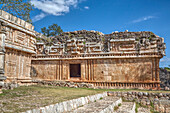 Chac Mask (Rain God), The Palace, Labna, Mayan Ruins, Yucatan, Mexico, North America