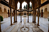Palace of the Lions (Palacio de los Leones), The Alhambra, UNESCO World Heritage Site, Granada, Andalucia, Spain, Europe