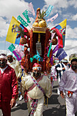 Mama Negra traditional festival in Latacunga, Ecuador, South America