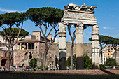 Basilica Aemilia, near Trajans Markets, Ancient Roman Forum, UNESCO World Heritage Site, Rome, Lazio, Italy, Europe