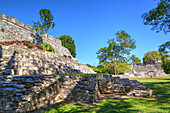 Temple of the King, Kohunlich, Mayan archaeological site, Quintana Roo, Mexico, North America