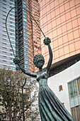 Dali sculpture in front of MGM Hotel, Macao, China, Asia