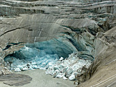 Glacier in Pitztal Valley, Pitztal Alps, Tyrol, Austria