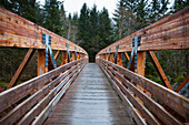 The bridge across Fish Creek on Douglas Island, Tongass National Forest, Southeast Alaska