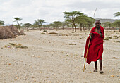 'Old Samburu man, Samburu County; Kenya'