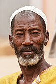 Portrait of a Malian man in Segou, Mali