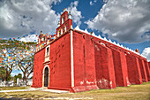 Teabo Convent of Saints Peter and Paul, built in late 17th century, Route of the Convents, Yucatan, Mexico, North America