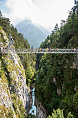 Leutaschklamm, bei Mittenwald, Oberbayern, Bayern, Deutschland