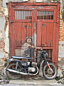 Mural, street art in Penang, Malaysia, Southeast Asia, Asia