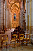 The interior of Eglise Saint Martin de Clamecy in the town of Clamecy, Burgundy, France, Europe