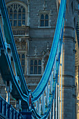 Tower Bridge detail, London, England, United Kingdom, Europe