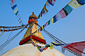 Bodnath Stupa, Boudha, Boudnath, Bauddhanath, Kathmandu, Nepal, Himalaya, Asia