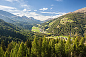 Santa Maria village, Umbrail Pass, Mustair Valley, Canton of Grisons Graubunden, Switzerland, Europe