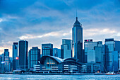 Hong Kong skyline, Hong Kong, China, Asia
